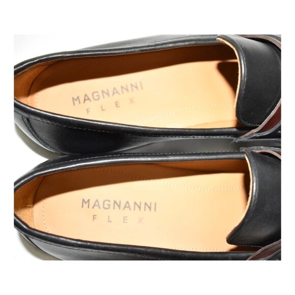 New! Magnanni Daniel Leather Loafer Black Size 11.5 M 23822 DD501 main image 5
